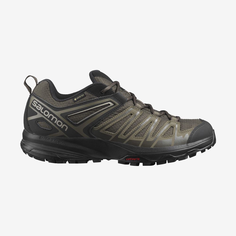 Salomon X CREST GORE-TEX Zapatillas Trekking Hombre - Marrones - Colombia (09138-FHXZ)